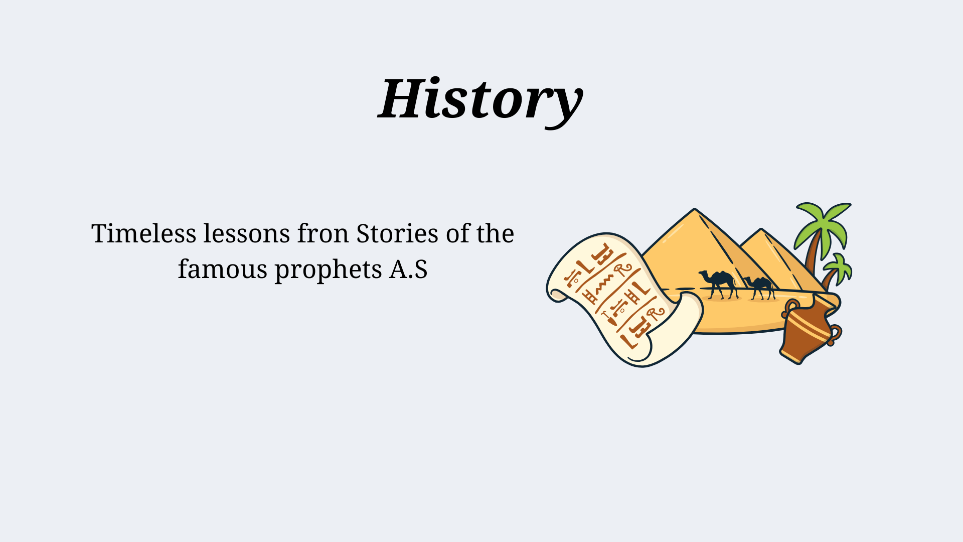 History